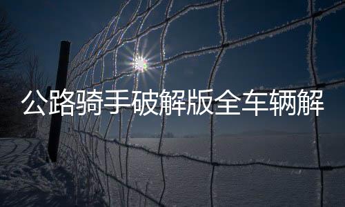 公路骑手破解版全车辆解锁