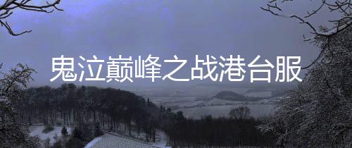 鬼泣巅峰之战港台服