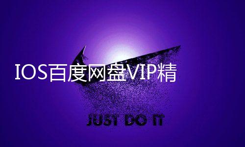 IOS百度网盘VIP精简版