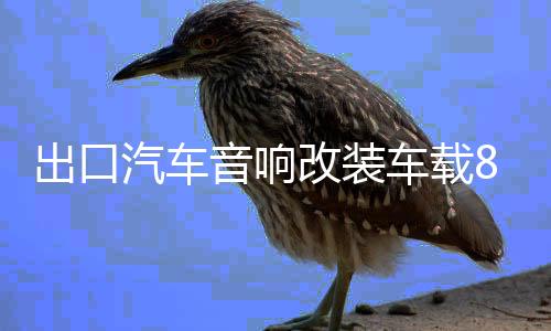 出口汽车音响改装车载8寸双音圈超重低音大功率无源低音炮喇叭