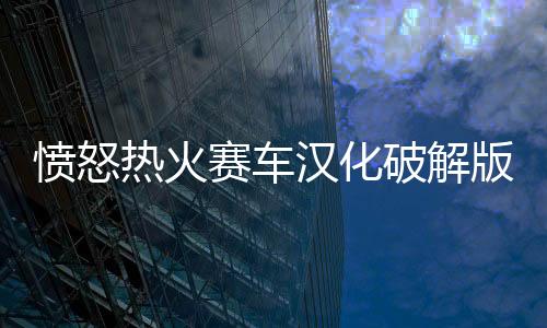 愤怒热火赛车汉化破解版