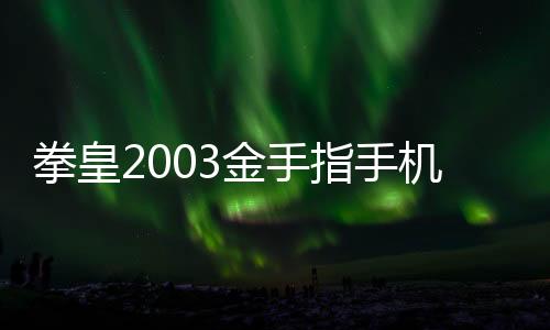 拳皇2003金手指手机版