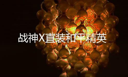 战神X直装和平精英