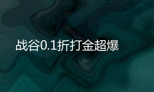 战谷0.1折打金超爆