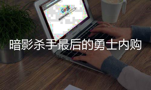 暗影杀手最后的勇士内购破解版