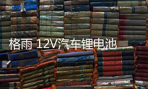 格雨 12V汽车锂电池 80D26LR S95 100AH大容量磷酸铁锂电瓶汉兰达