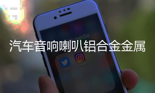 汽车音响喇叭铝合金金属网罩3寸3.5中音喇叭罩铝合金喇叭盖保护罩
