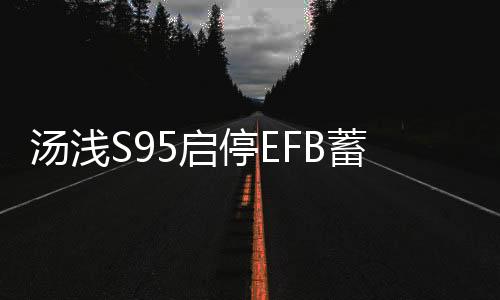 汤浅S95启停EFB蓄电池适配汉兰达奥德赛艾力绅凯美瑞原装汽车电瓶