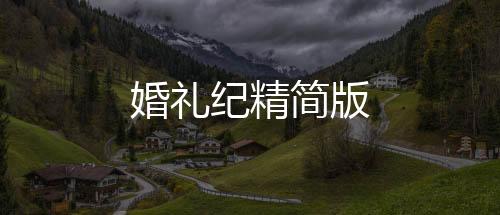 婚礼纪精简版