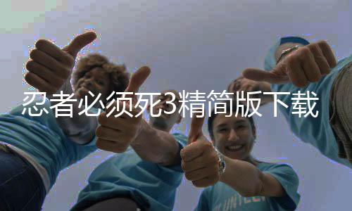 忍者必须死3精简版下载无限充值