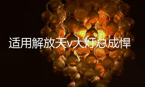适用解放天v大灯总成悍v悍威龙v前大灯货车配件一汽青岛改装led