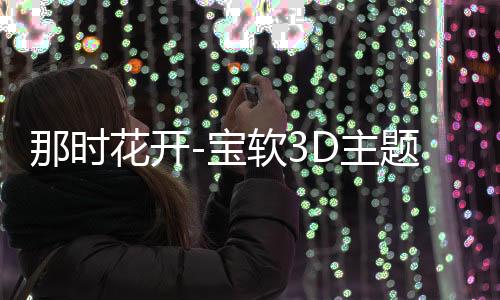 那时花开-宝软3D主题