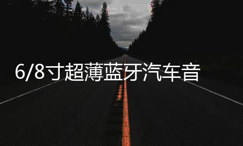 6/8寸超薄蓝牙汽车音响12V24V货车重低音大功率改装车载低音炮