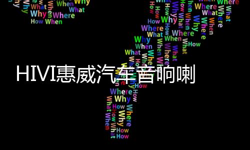 HIVI惠威汽车音响喇叭改装6.5寸套装扬声器D620II专业级人声震撼
