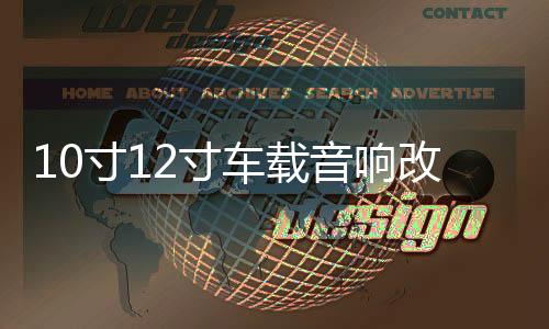 10寸12寸车载音响改装大功率发烧炸街无源双音圈双磁低音炮
